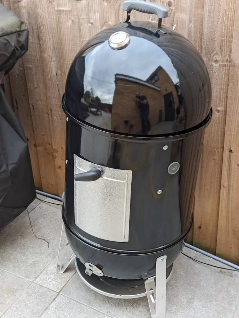 Weber Smokey Mountain front view