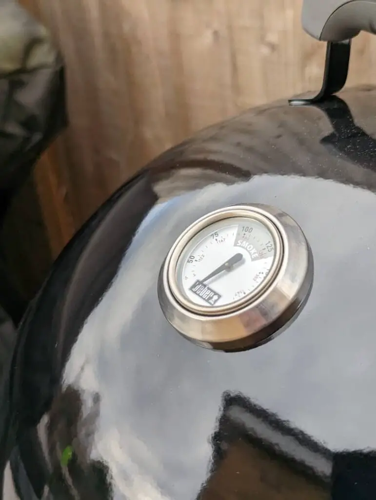 Weber Smokey Mountain temperature gauge